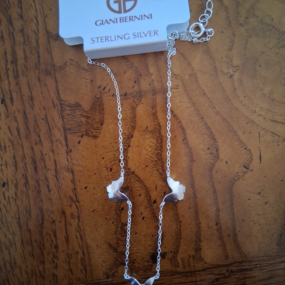 Giani Bernini Sterling Silver Butterfly Necklace